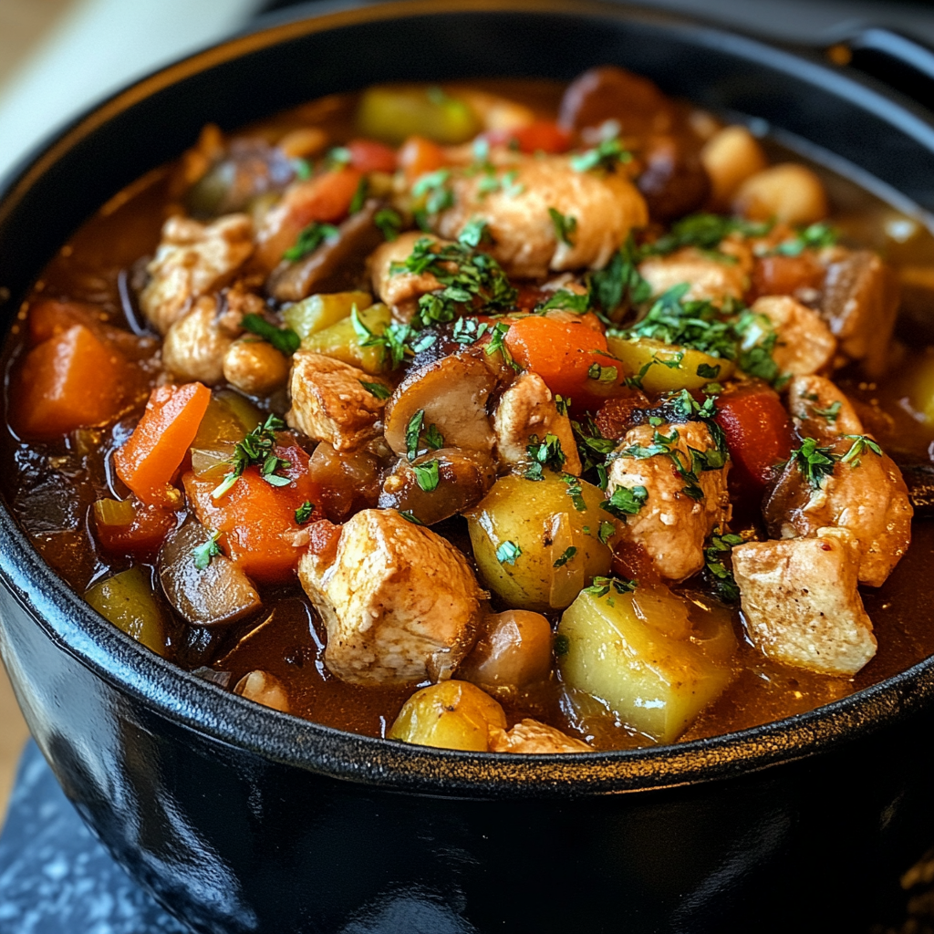 Krämig Kyckling- och Vildris Soppa: En smakfull upplevelse!