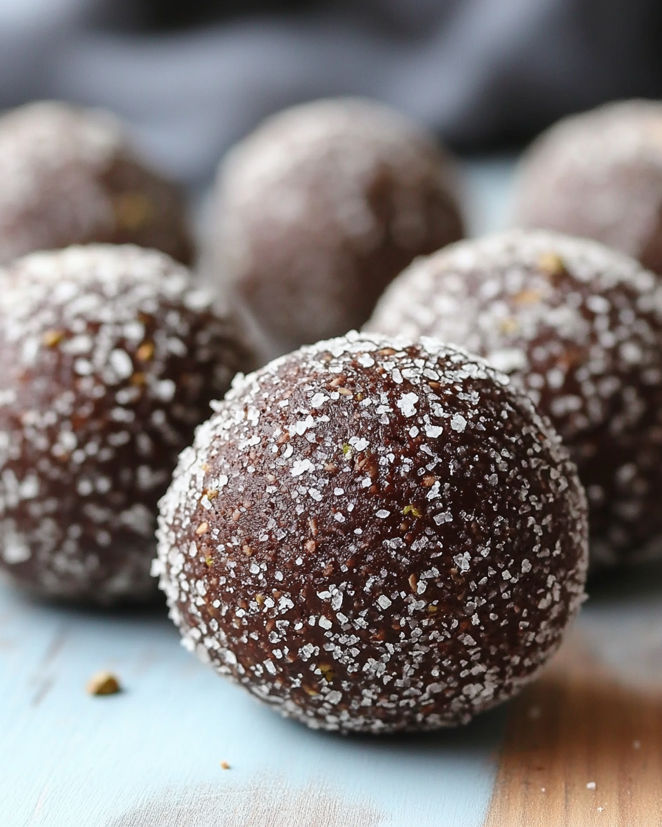 Chokladbollar med pistachio kunefe fyllning – en smakexplosion!