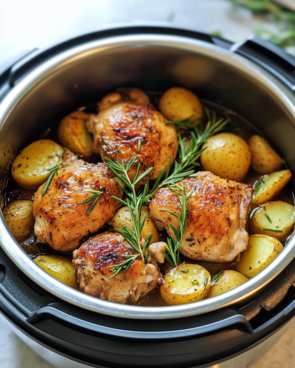 Potatis och kyckling i Instant Pot – en smakfull middag!