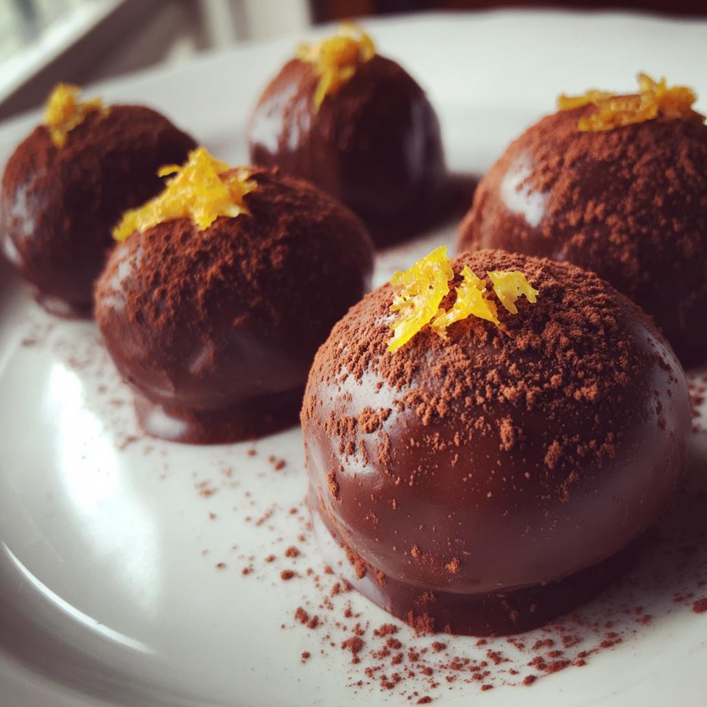 Chokladapelsintryfflar - detail 1
