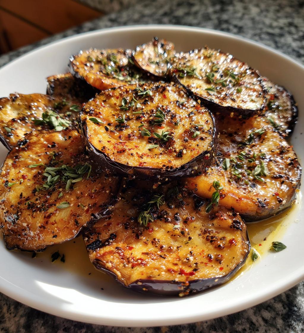 Luftfritös aubergine - detail 1