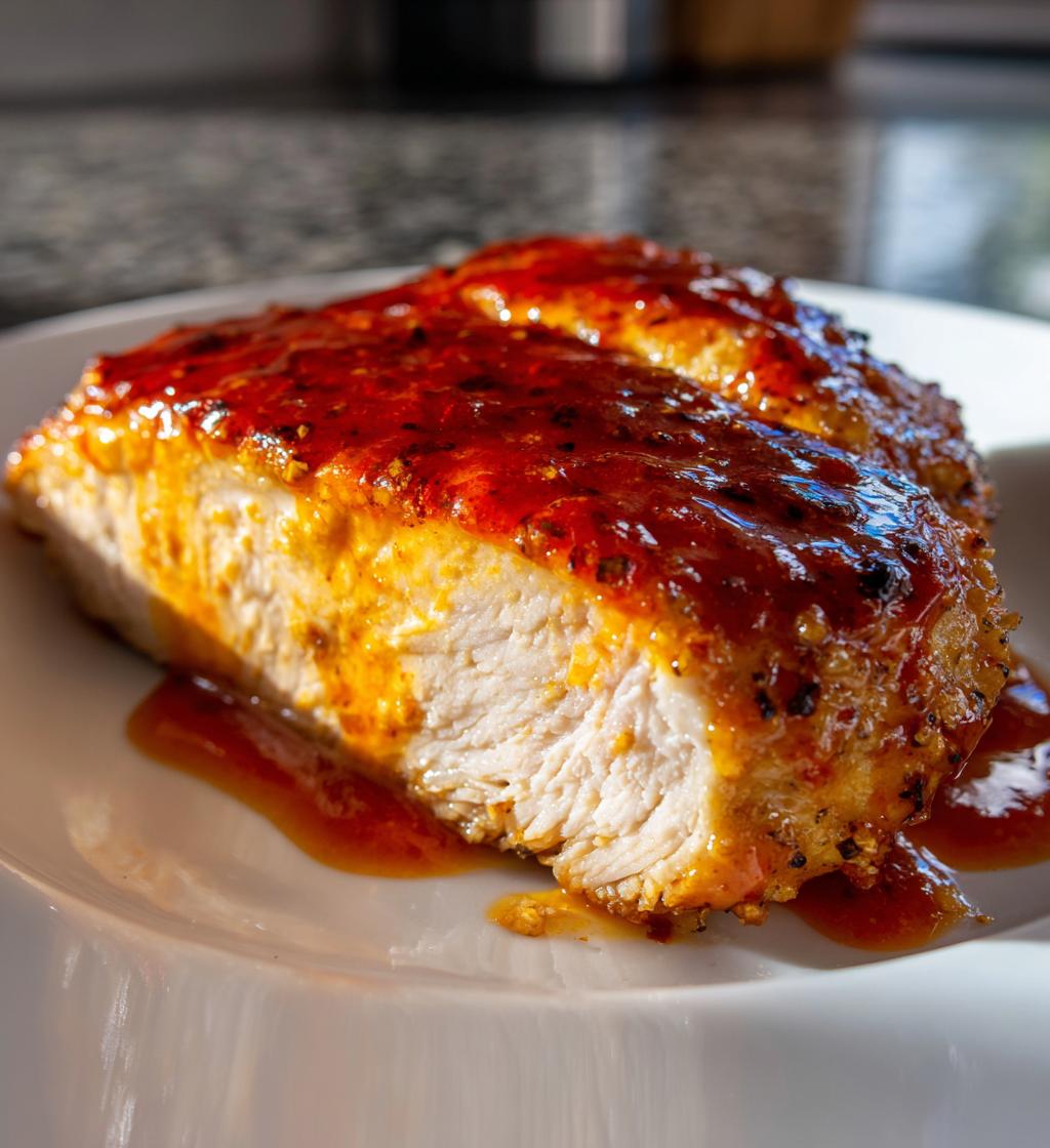 Luftfritös buffalo kycklingbröst