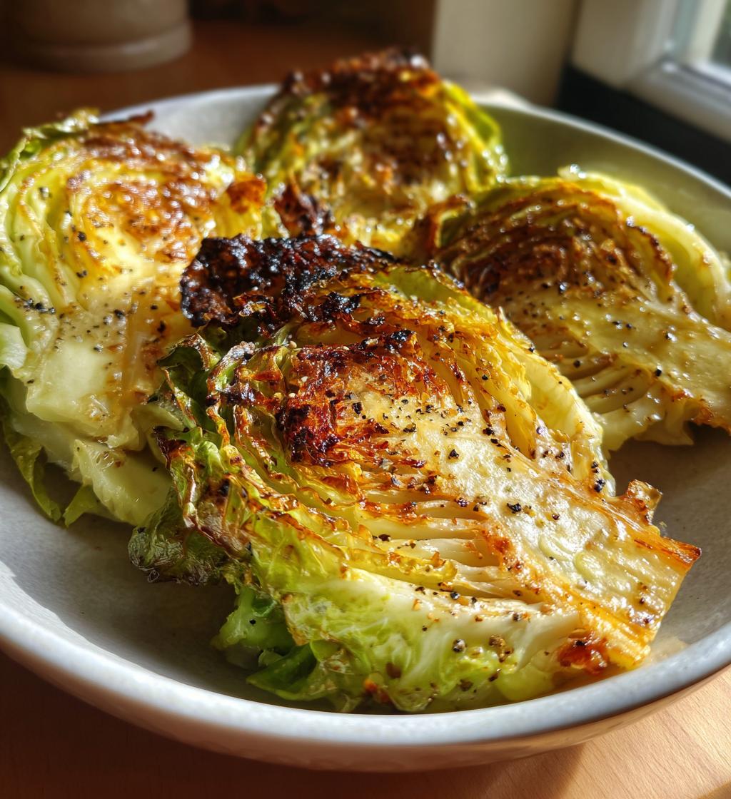 Luftfritös kålstekar