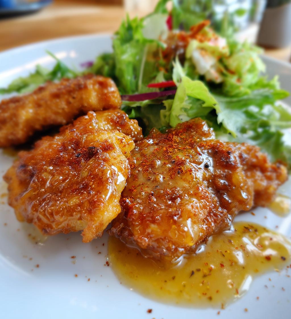 Luftfritös kycklingbröst med honung och senap - detail 1