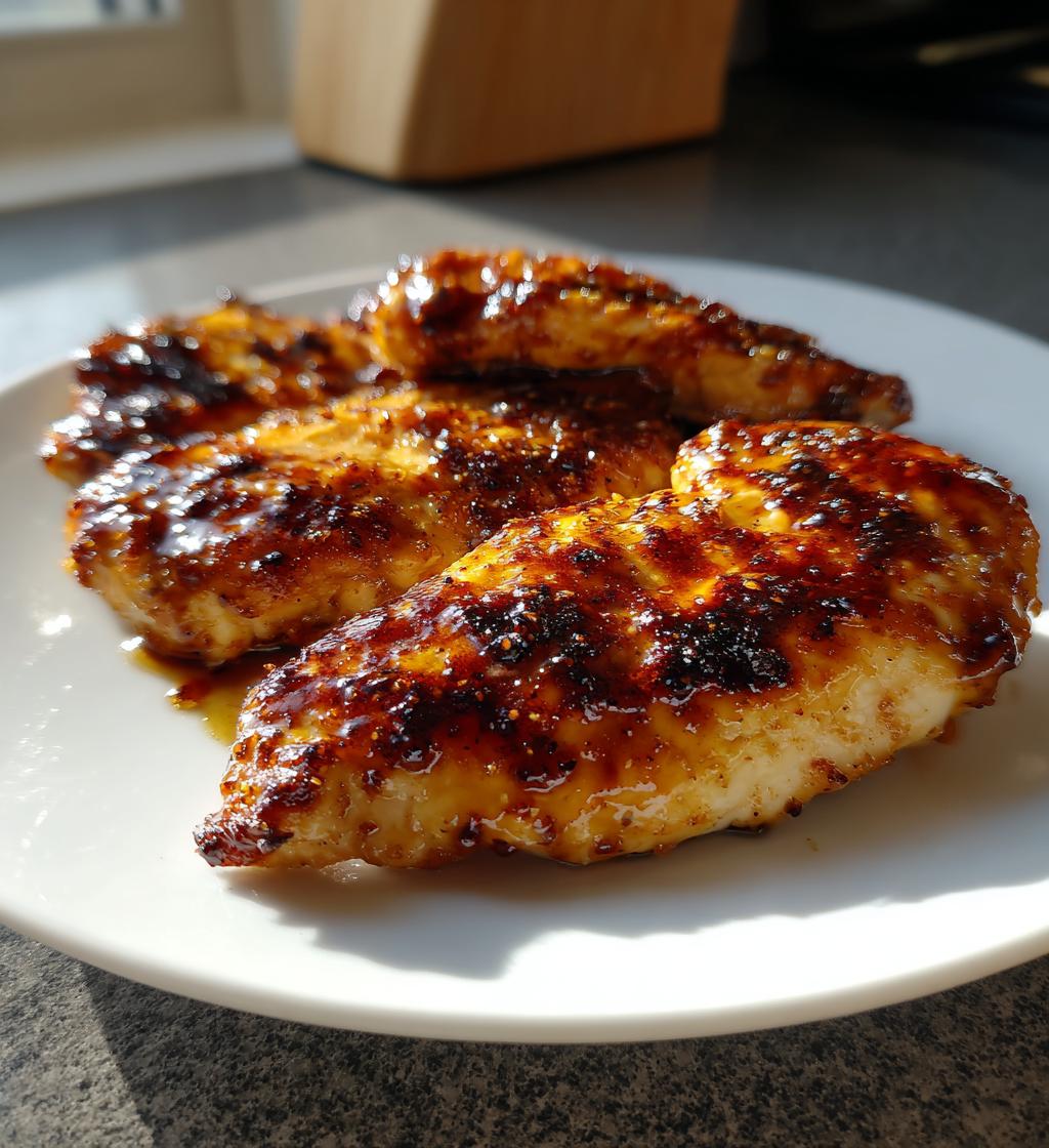 Luftfritös kycklingbröst med lönnsirapsglasyr - detail 1