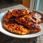 Luftfritös kycklingbröst med lönnsirapsglasyr