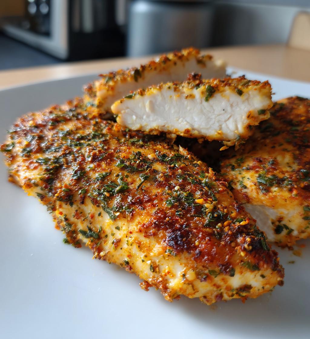 Luftfritös kycklingbröst med mexikanska kryddor