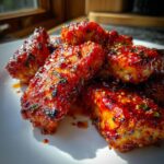 Luftfritös kycklingbröst med stark sriracha