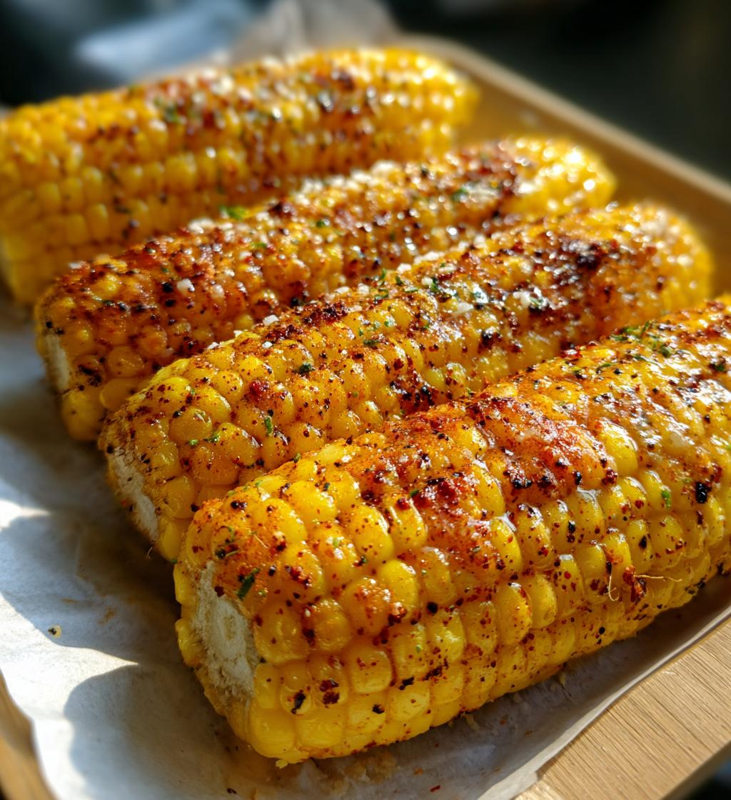 Luftfritös majskolv