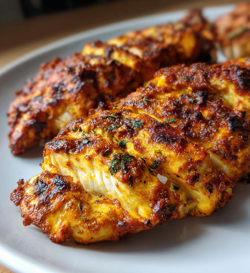 Luftfritös tandoori kycklingbröst - detail 1