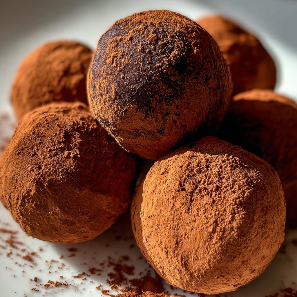 Mjölkchokladganachetryfflar - detail 1