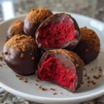 Red velvet-tårta-tryfflar