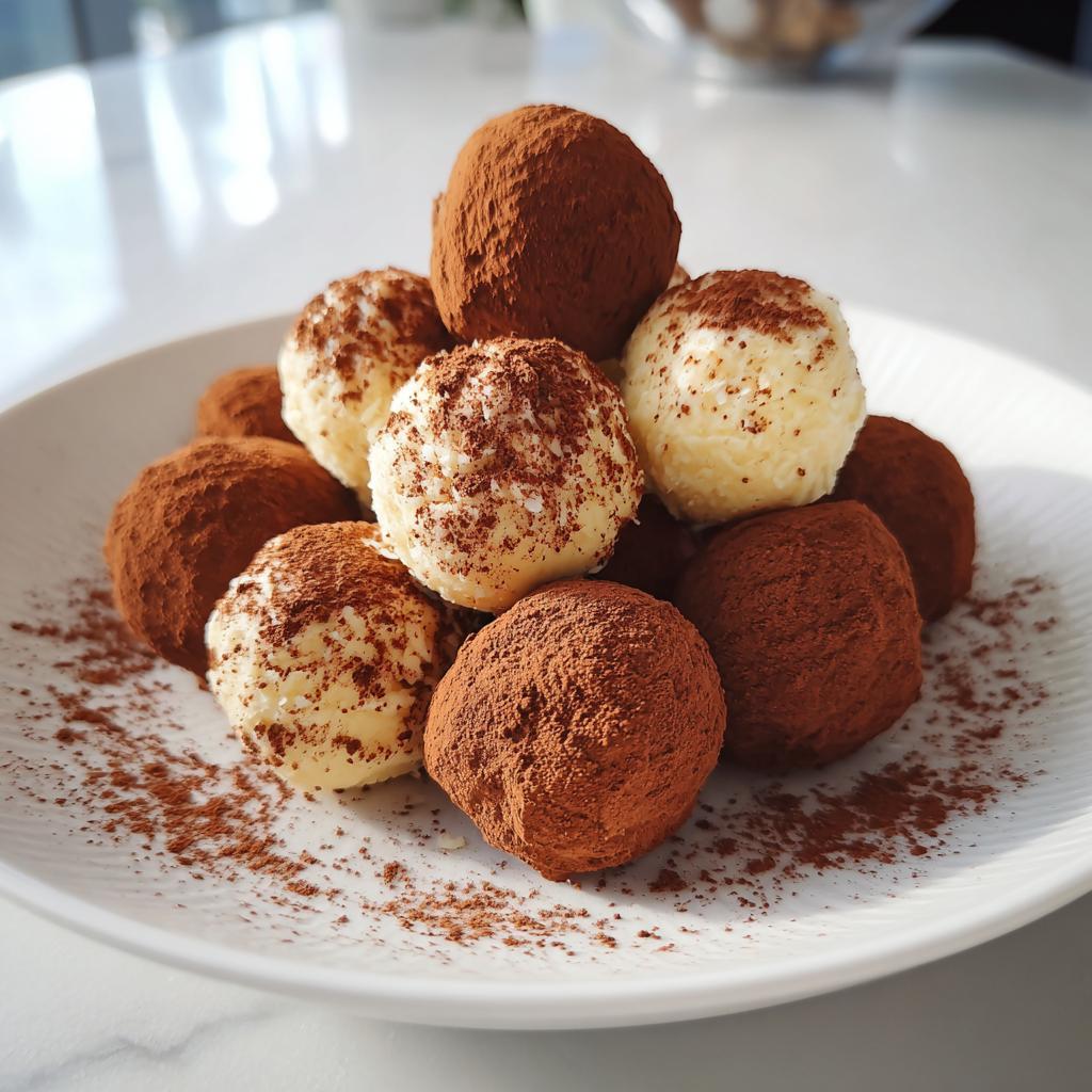 Vit chokladtryfflar