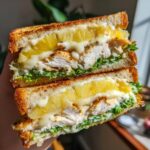 kyckling ananas sandwich