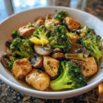 kyckling broccoli svamp