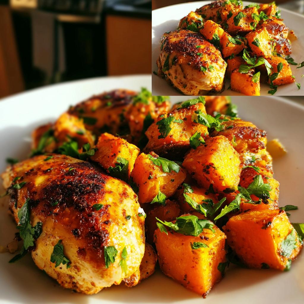kyckling och sötpotatis meal prep - detail 1