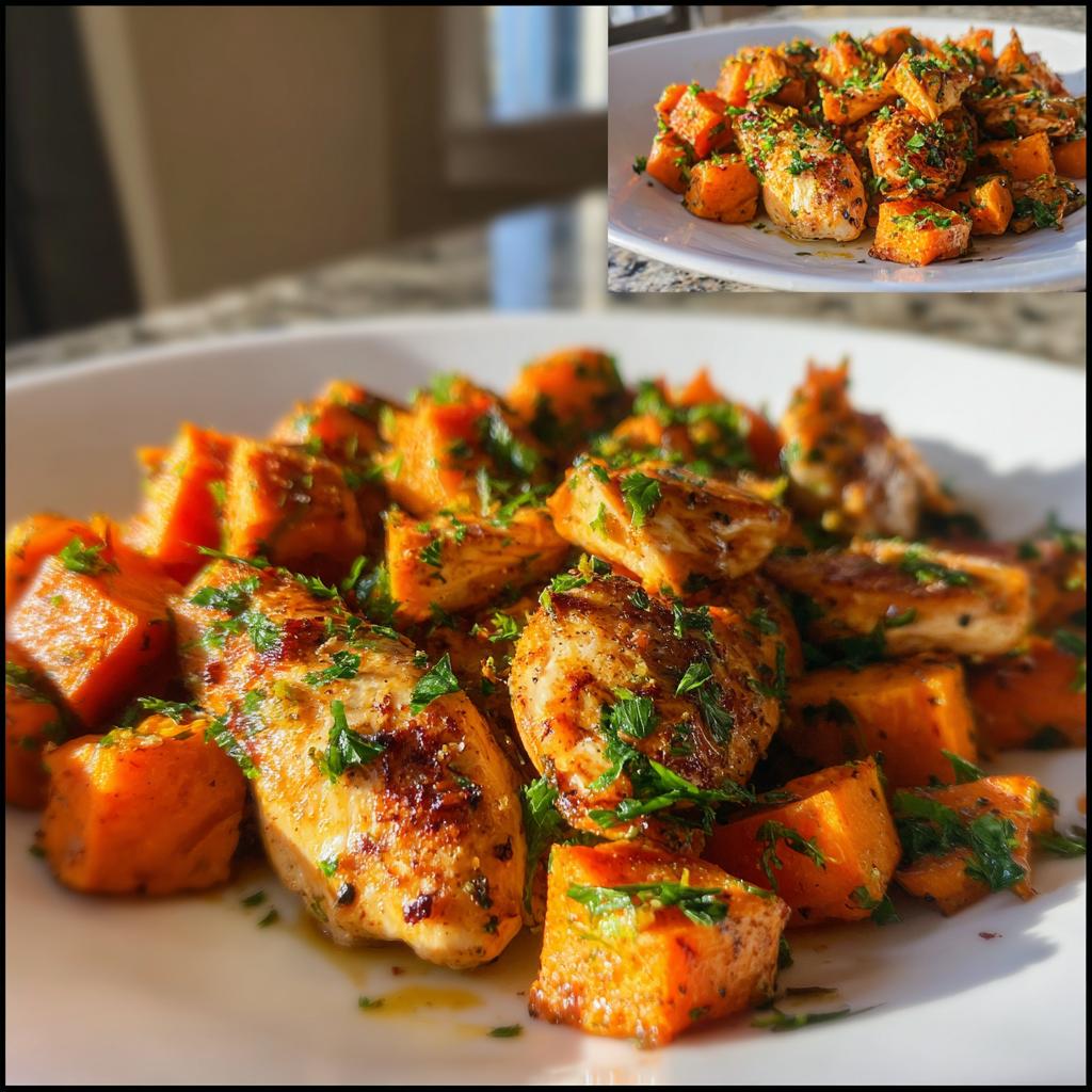 kyckling och sötpotatis meal prep