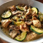 kyckling svamp zucchini recept
