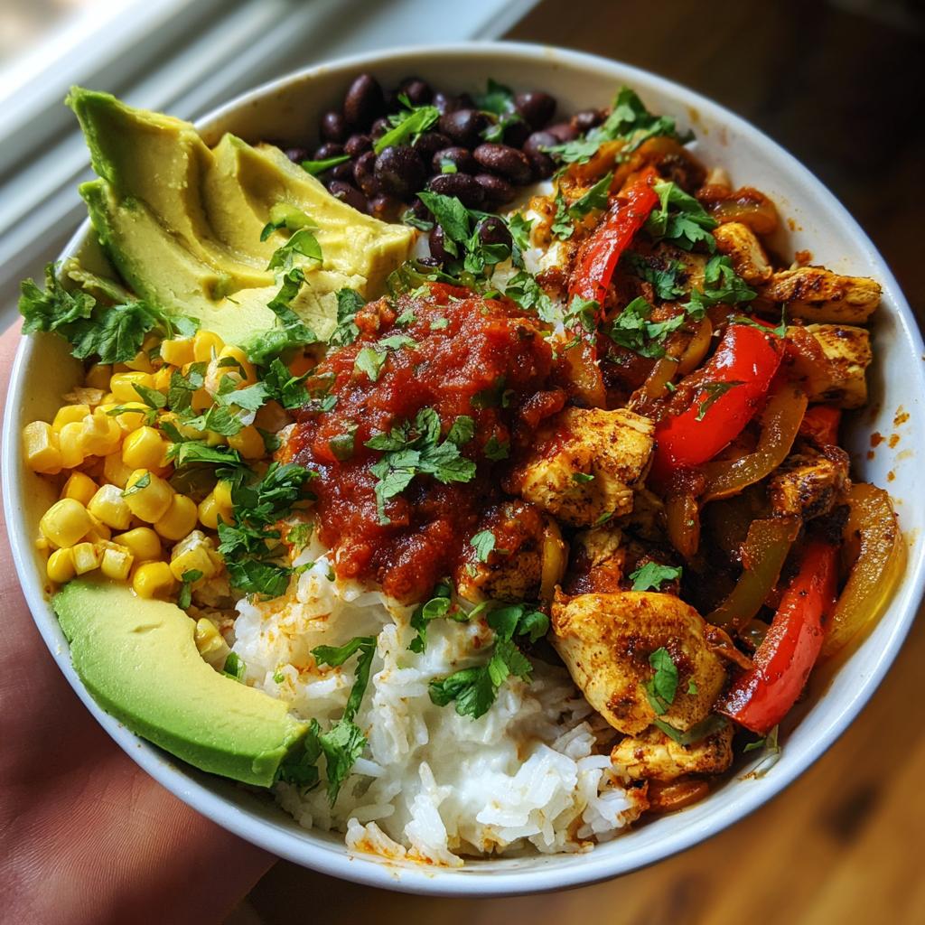 kycklingfajitabowl