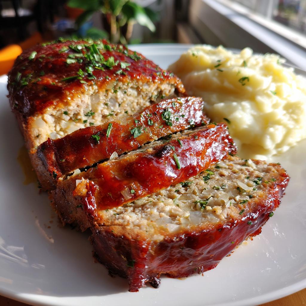 kycklingköttfärslimpa